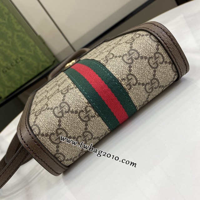 gucci專櫃新款斜挎手袋 古馳Ophidia系列GG超迷你手袋 jcp1327